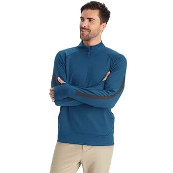 C9 Champion Men's Ponte 1/4 Zip Jacket, Jetson Blue, Medium